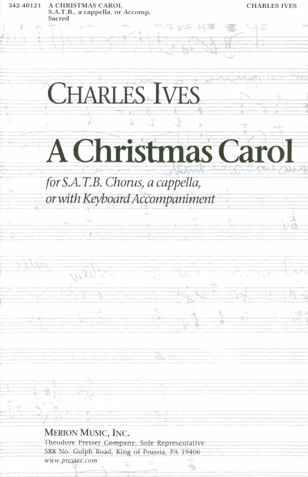 C. Ives: A Christmas Carol, Gch;Klav (Chpa) (0)