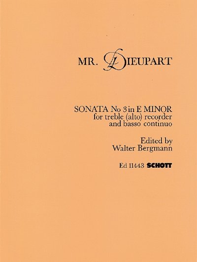 D. Francois: Sonata , AblfKlav