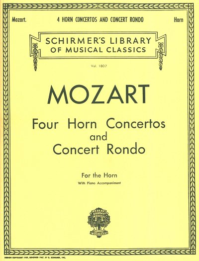 W.A. Mozart: 4 Horn Concertos and Concer, HrnKlav (KlavpaSt)