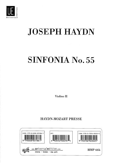 J. Haydn: Sinfonia Nr. 55 Es-Dur Hob. I:55, Sinfo (Vl2)