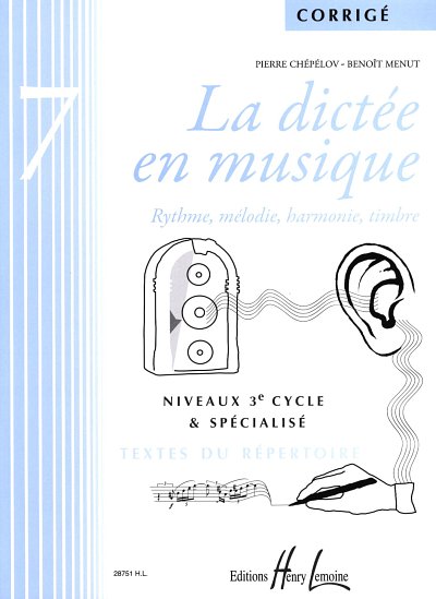 P. Chépélov y otros.: La dictée en musique Vol.7 - corrigé