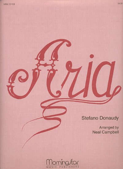 S. Donaudy: Aria, Org