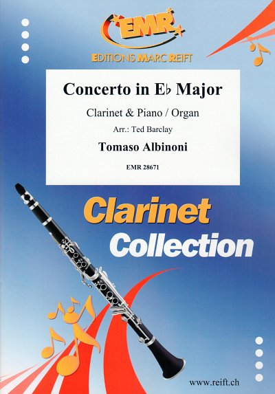 DL: T. Albinoni: Concerto in Eb Major, KlarKlv/Org