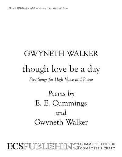 G. Walker: Though Love Be a Day, GesHKlav