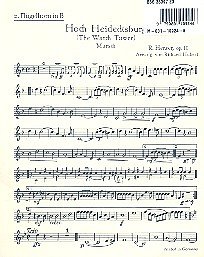 H. Rudolf: Hoch Heidecksburg op. 10 , Blaso (Flhrn2B)