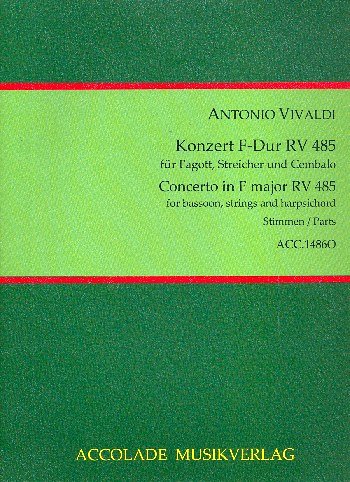 A. Vivaldi: Konzert F-Dur RV 485, FagStrBc (Stsatz)