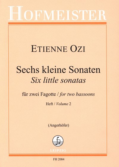 O. Etienne: Sechs kleine Sonaten Heft 2, 2Fag (Sppa)