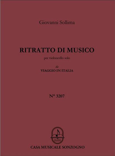 G. Sollima: Ritratto Di Musico, VcKlav (Bu)