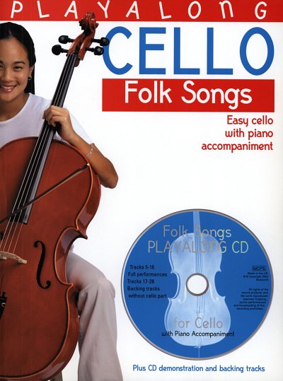 Playalong Cello Folksongs, Vc (+CD)