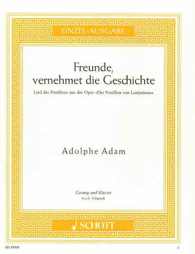 A. Adam: Der Postillon von Lonjumeau , GesTeKlav
