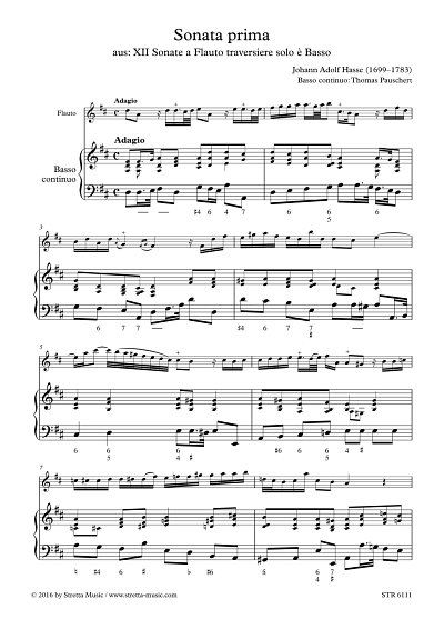 DL: J.A. Hasse: Sonata prima, FlBc