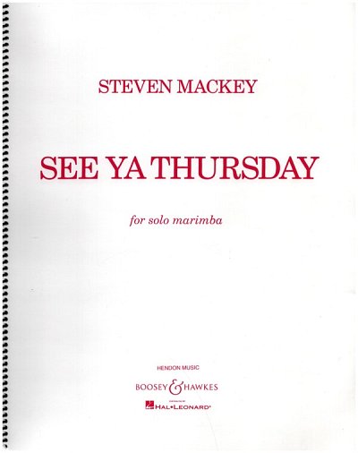 S. Mackey: See Ya Thursday, Mar
