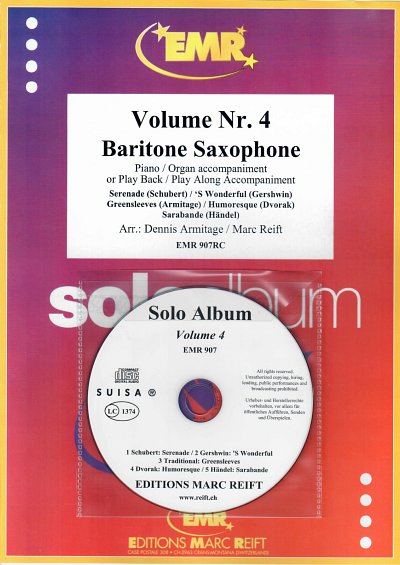 M. Reift: Solo Album Volume 04, BarsaxKlav/O (+CD)
