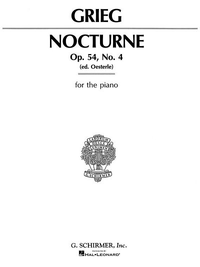E. Grieg et al.: Nocturno, Op. 54, No. 4