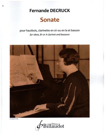 F. Decruck: Sonate pour hautbois, clarinet, ObKlarFg (Pa+St)