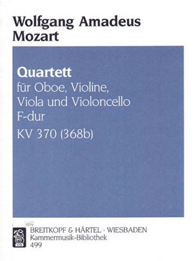 W.A. Mozart: Oboenquartett F-Dur Kv 370