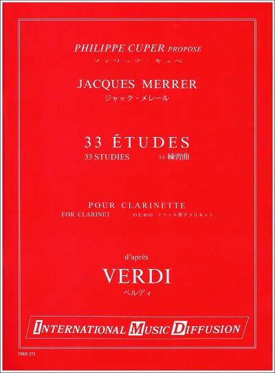G. Verdi: 33 Etudes, Klar