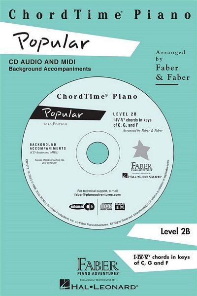 N. Faber: ChordTime Piano Popular CD, Klav (CD)