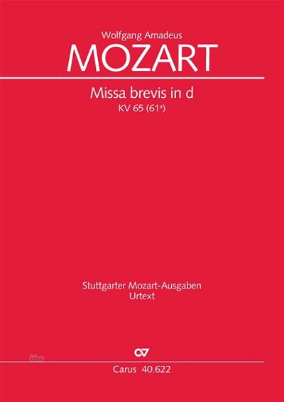 DL: W.A. Mozart: Missa brevis in d d-Moll KV 65 (61a) (1 (Pa