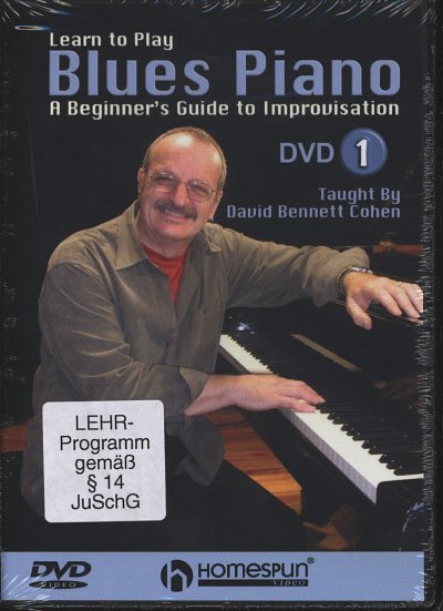 D.B. Cohen: Learn to Play Blues Piano 1, Klav (DVD)