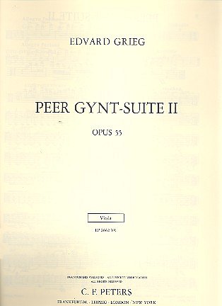 E. Grieg: Peer Gynt Suite Nr. 2 op. 55, Sinfo (Vla)