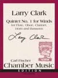 L. Clark: Quintet Nr. 1 for Winds, FlObKlHrFg (Pa+St)