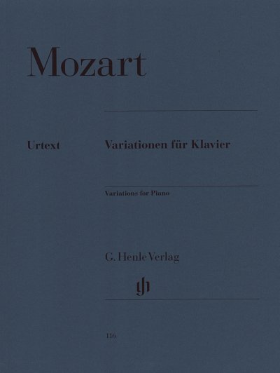 W.A. Mozart: Variations pour piano