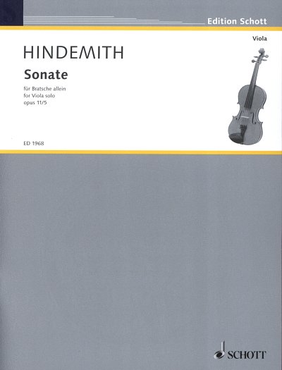 P. Hindemith: Sonate op. 11/5 , Va