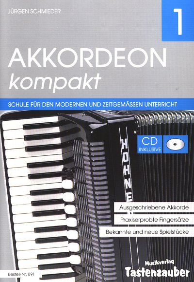 J. Schmieder: Akkordeon kompakt 1, Akk (+CD)