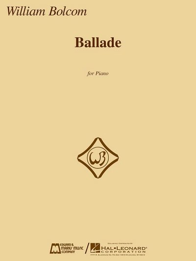 W. Bolcom: Ballade, Klav