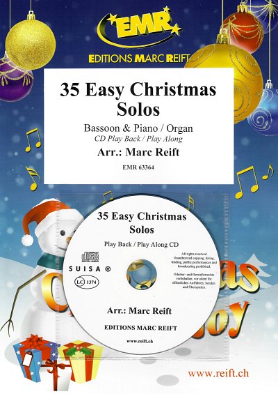 M. Reift: 35 Easy Christmas Solos, FagKlav/Org (+CD)