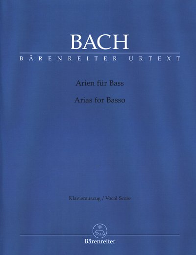 J.S. Bach: Arien fuer Bass, GesBKlvOrg (KA)