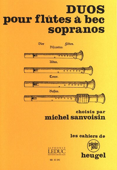 M. Sanvoisin: Duos pour Flûtes À Bec (Bu)
