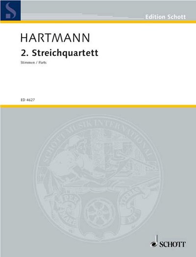 DL: K.A. Hartmann: 2. Streichquartett, 2VlVaVc (Stsatz)