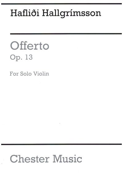 Offerto For Solo Violin, Viol