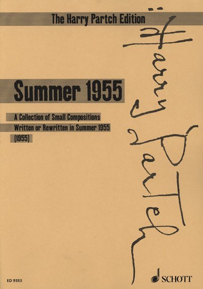 H. Partch: Summer 1955, 4GsKamens (Stp)