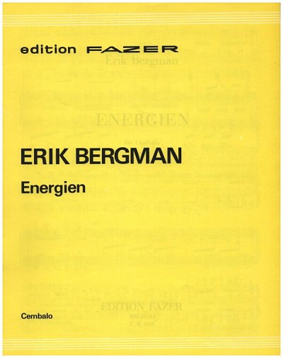 E. Bergman: Energien, Cemb