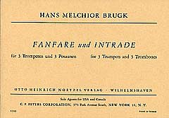 H.M. Brugk: Fanfare und Intrade, 3Trp3Pos (Pa+St)