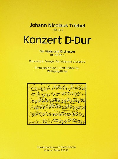 J.N. Triebel: Konzert D-Dur op.55/1 (KASt)