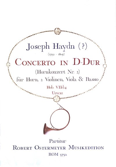 J. Haydn: Konzert D-Dur Nr.2 Hob.VIId:4, HrnStrBC (Part.)