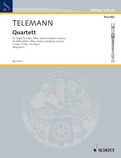 DL: G.P. Telemann: Quartett F-Dur (Pa+St)
