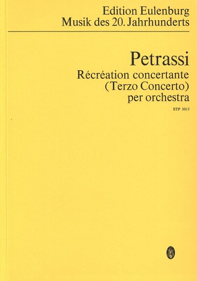 AQ: G. Petrassi: Terzo Concerto, Sinfo (Stp) (B-Ware)