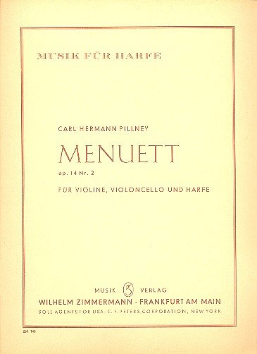 Pillney Karl Hermann: Menuett Op 14/2