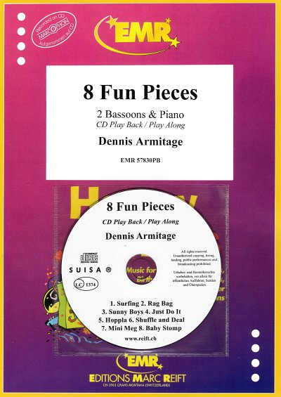 D. Armitage: 8 Fun Pieces, 2FagKlav (+CD)
