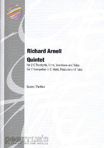 R. Arnell: Quintet op. 93, 5Blech (Part.)