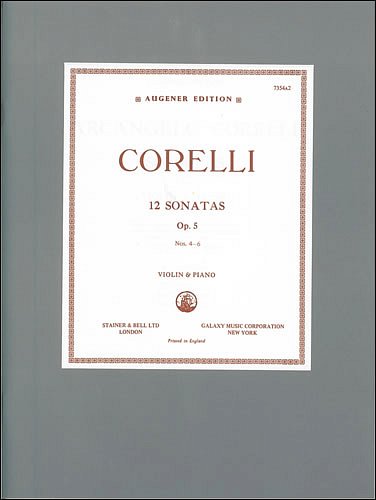 A. Corelli: Sonatas op. 5, VlKlav (KlavpaSt)