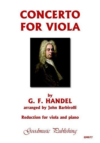G.F. Händel: Concerto For Viola, Stro (KA)