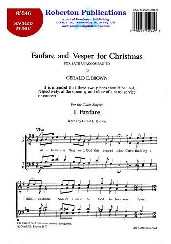 Fanfare and Vesper For Christmas, GchKlav (Chpa)