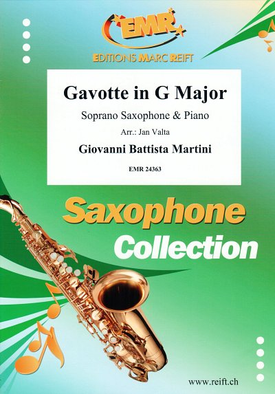 DL: G.B. Martini: Gavotte in G Major, SsaxKlav