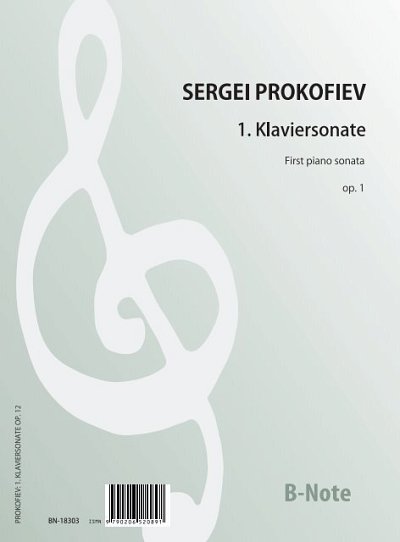 S. Prokofjew: 1. Klaviersonate f-Moll op. 1, Klav